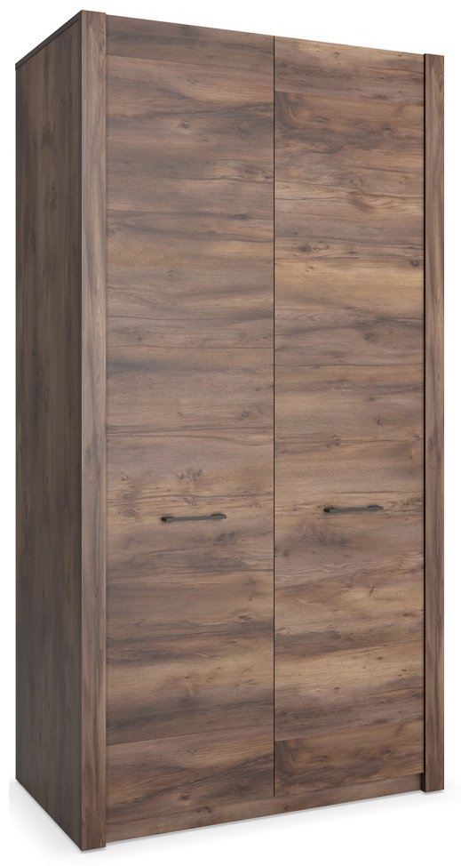 Распашной шкаф MySTAR Вирджиния, 101.8x197.7х58.6 см, коричневый купить,NaN