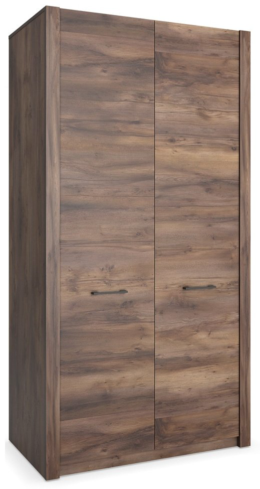 Распашной шкаф MySTAR Вирджиния, 101.8x197.7х58.6 см, коричневый купить,NaN
