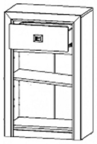 Комод Loftwood 58.5x35x93.5 см, ЛДСП, МДФ, КОЕН ІІ KOM 1D1S каньйон купить,0