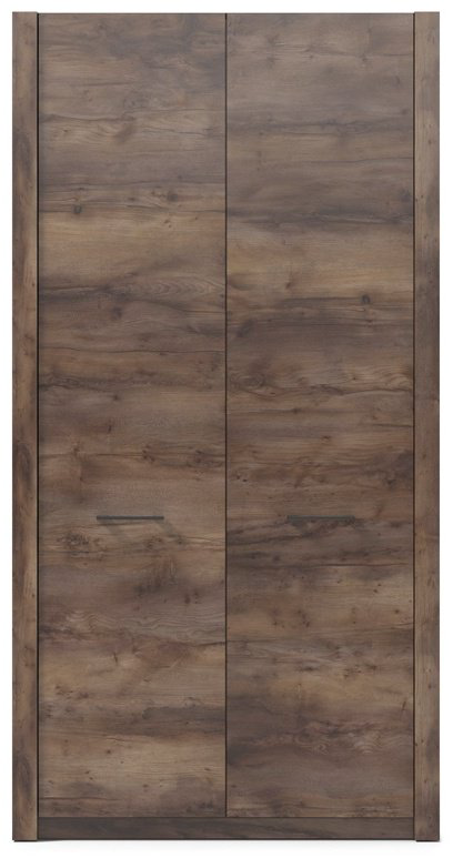 Распашной шкаф MySTAR Вирджиния, 101.8x197.7х58.6 см, коричневый купить,NaN