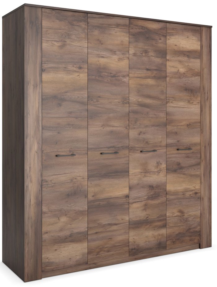 Распашной шкаф MySTAR Вирджиния 1820, 187.4x213х59 см, коричневый купить,NaN