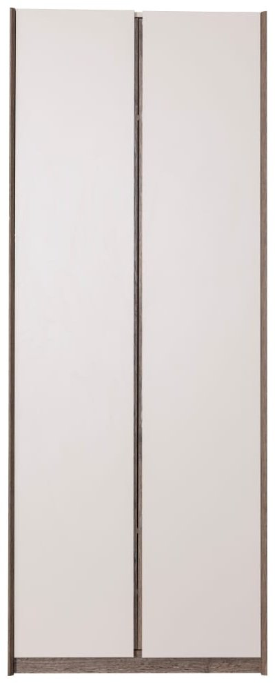 Шкаф распашной Роули 89x230х59см коричнево-бежевый купить,NaN