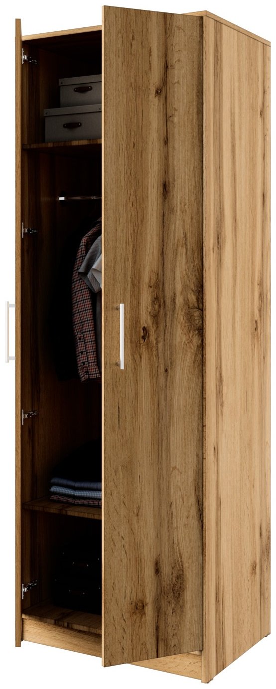 Распашной шкаф Мебель Азии 989, 70x200х50 см, коричневый купить,NaN
