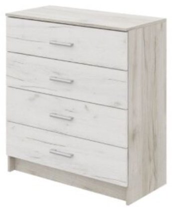 Комод Стендмебель Гармония КМ 601, 85x41x94 см, серый, коричневый