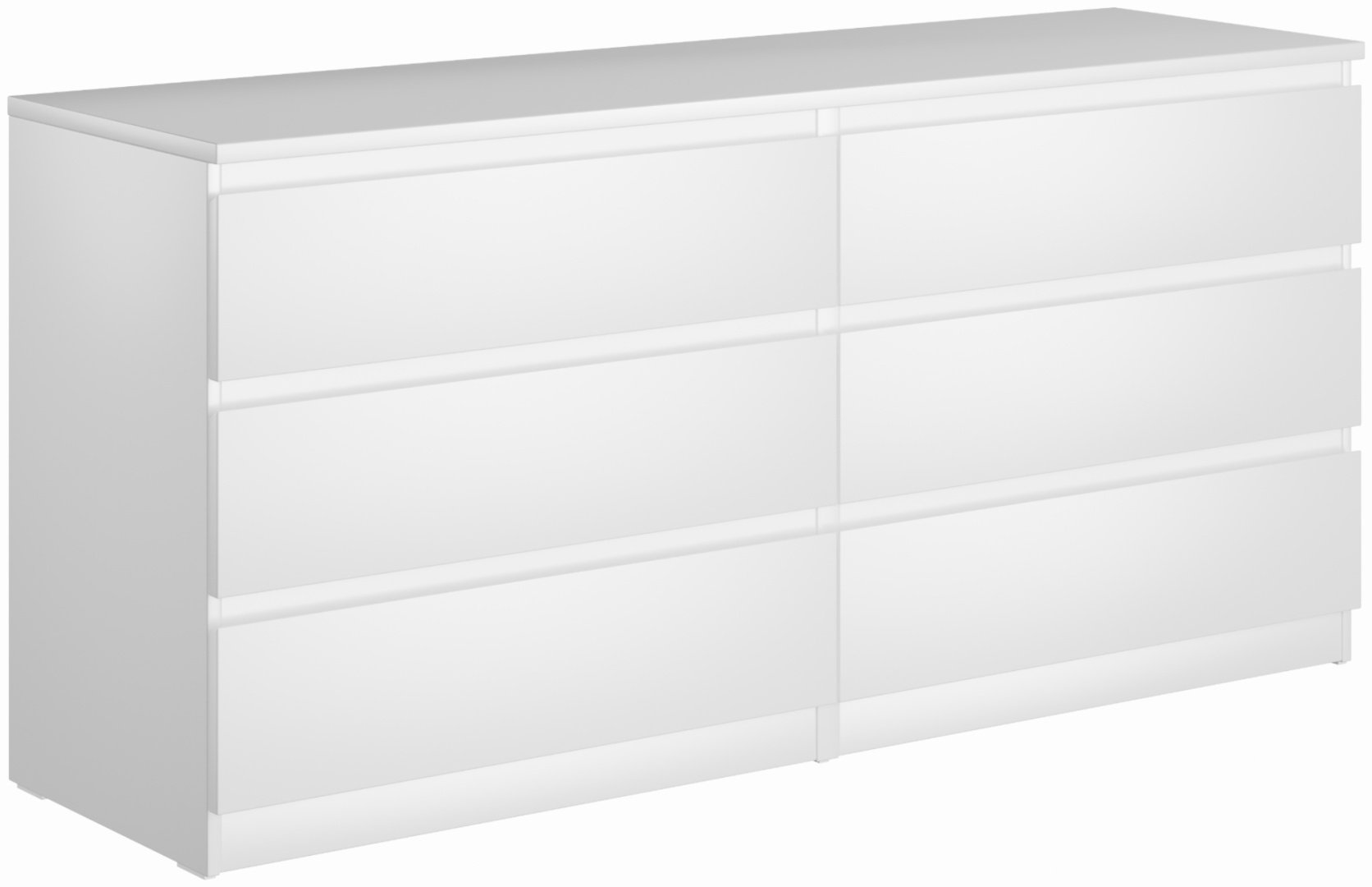 Комод Гуд Лакк МАЛ-06, 160.3x48x76.5 см, белый купить,NaN
