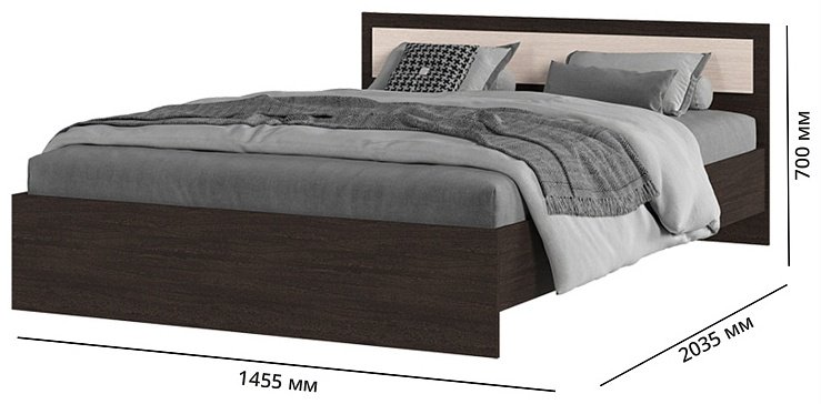 Кровать Стендмебель Гармония 140x200см купить,NaN