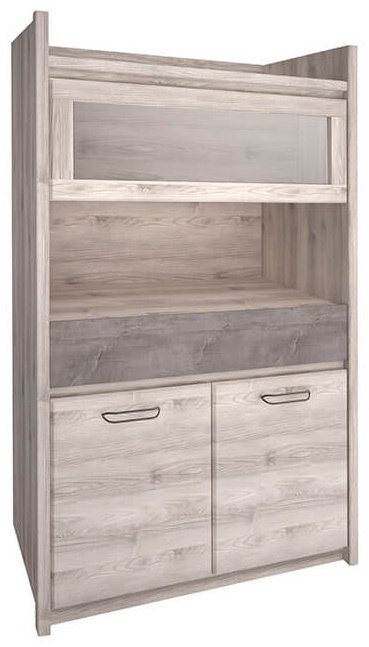 Шкаф ANREX Джаз 1V2D1S 96.4x174.5х39.7см коричневый купить,NaN