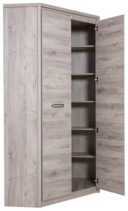 Распашной шкаф ANREX Джаз 2D Каштан найроби, 101.3x210х101.3 см, коричневый купить,NaN