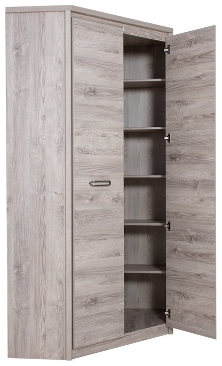 Распашной шкаф ANREX Джаз 2D Каштан найроби, 101.3x210х101.3 см, коричневый купить,NaN