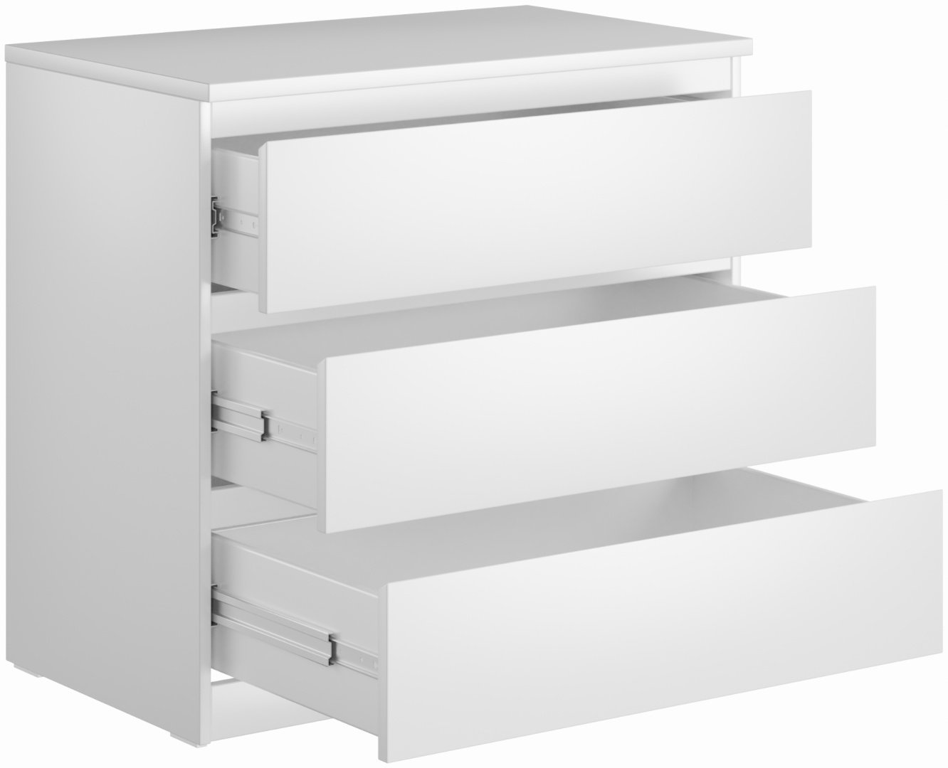 Комод Гуд Лакк МАЛ-04, 80.3x48x76.5 см, белый купить,0