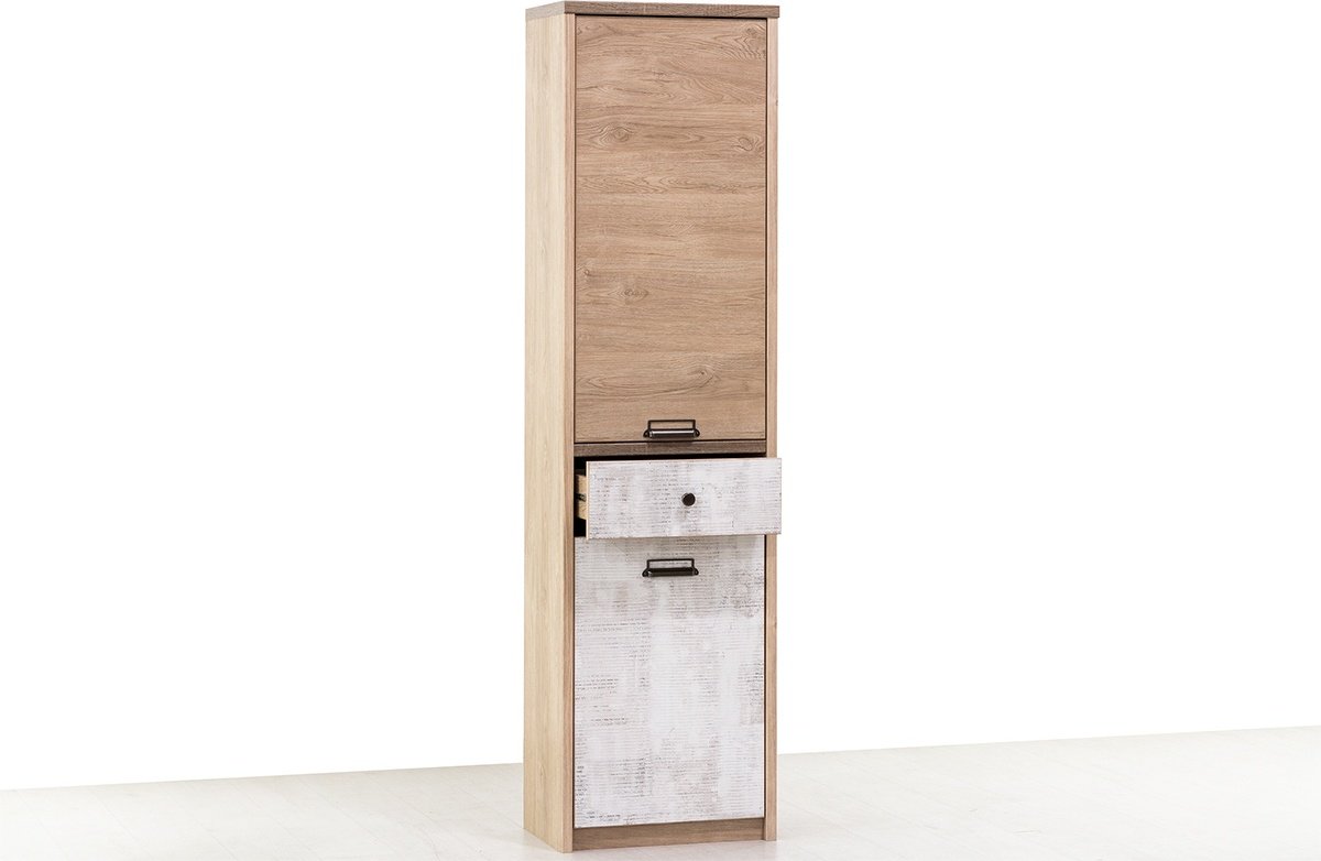 Распашной шкаф ANREX Дизель 2D1S/D2, 55.8x210х36.2 см, коричневый - ForteMarket Распашной шкаф ANREX Дизель 2D1S/D2, 55.8x210х36.2 см, коричневый купить,0
