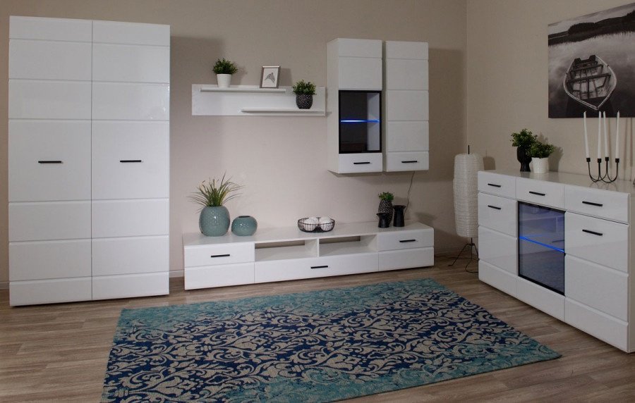 Комод IMPERIAL 2Д1В2ЯЩ, 150x45x88.7 см, белый купить,NaN
