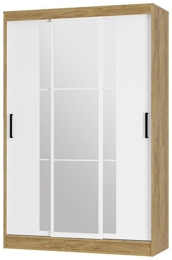 Шкаф-купе BTS Тайм, 131x200х50 см, белый, золотистый - ForteMarket Шкаф-купе BTS Тайм, 131x200х50 см, белый, золотистый купить,NaN