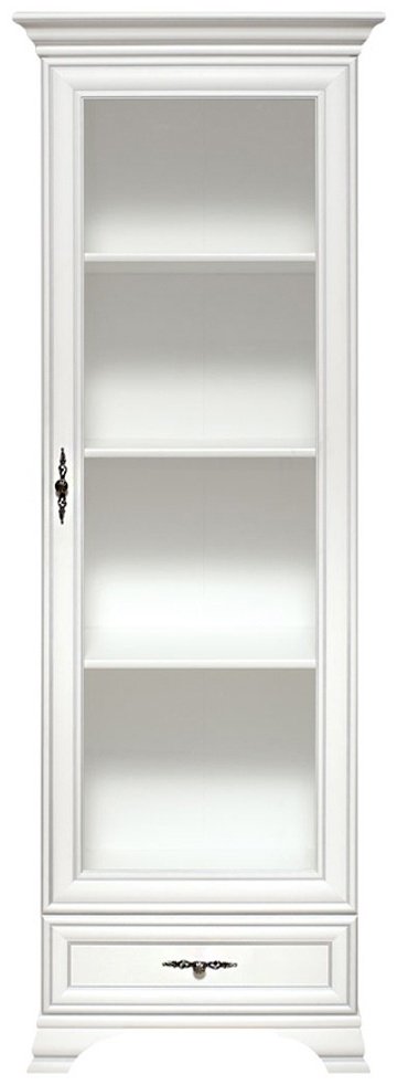 Распашной шкаф BRW Брест Кентаки REG1W1S, 69.5x197.5х44 см, белый купить,NaN