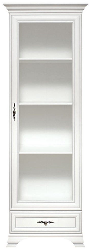Распашной шкаф BRW Брест Кентаки REG1W1S, 69.5x197.5х44 см, белый купить,NaN