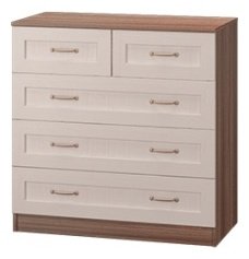 Комод MLK Лестер, 90.4x45.3x87.4 см, бежевый, коричневый купить,0