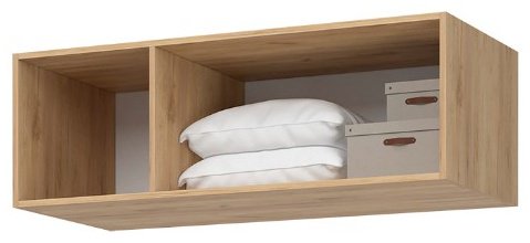 Шкаф антресольный Стендмебель Лион АН 02, 120x40х55 см, серый, коричневый - ForteMarket Шкаф антресольный Стендмебель Лион АН 02, 120x40х55 см, серый, коричневый купить,0
