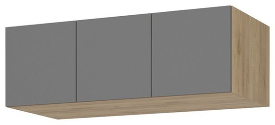 Шкаф антресольный Стендмебель Лион, 120x40х50 см, графит, коричневый купить,NaN