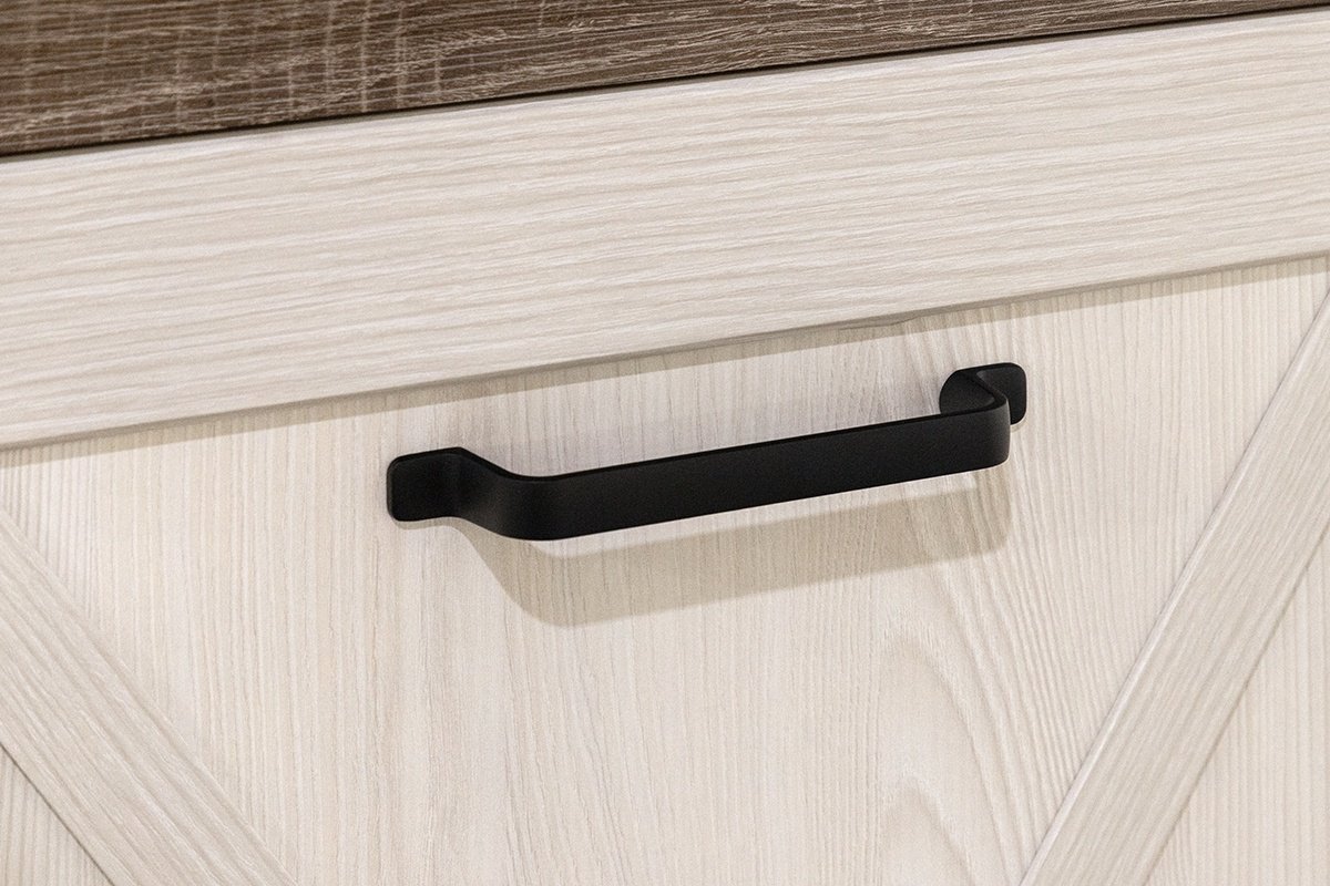 Комод BRW Брест Марсель KOM2D4S 166.5x45.5x90.5см белый купить,NaN