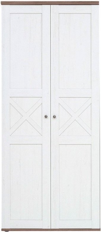 Шкаф распашной Гербор Тина SZF2D 97x224х60см белый купить,NaN