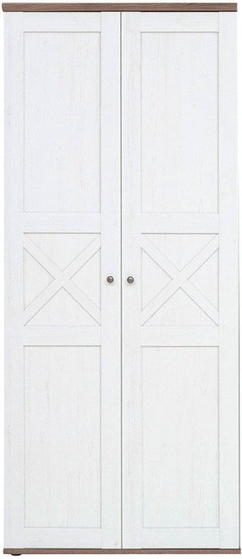 Шкаф распашной Гербор Тина SZF2D 97x224х60см белый купить,NaN