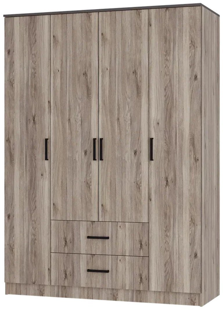 Распашной шкаф BTS Титан, 160x221.6х61 см, светло-коричневый купить,NaN