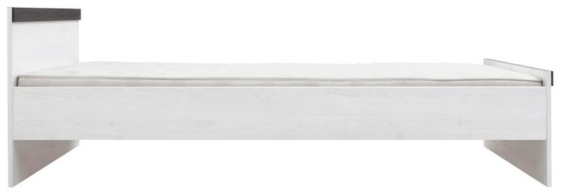 Кровать BRW Порто LOZ/90 90x200см бело-коричневая купить,NaN