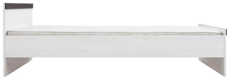 Кровать BRW Порто LOZ/90 90x200см бело-коричневая купить,NaN