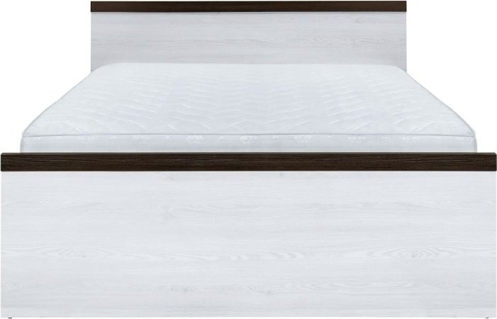 Кровать BRW Порто LOZ/90 90x200см бело-коричневая купить,NaN