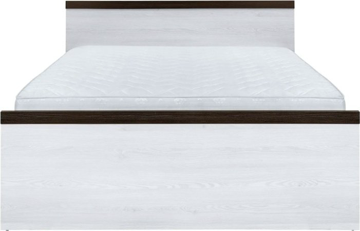 Кровать BRW Порто LOZ/90 90x200см бело-коричневая купить,NaN