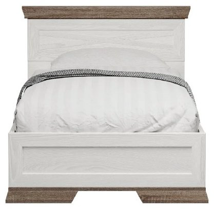 Кровать BRW Марсель 90x200см белая купить,NaN