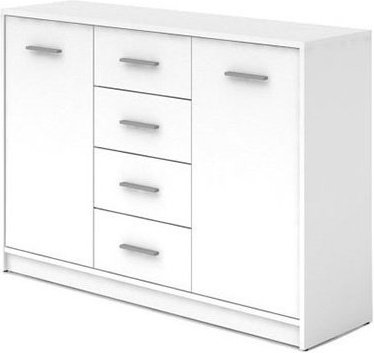 Комод Гербор 118.5x33.5x83.5 см, ЛДСП, Непо КОМ2D4S