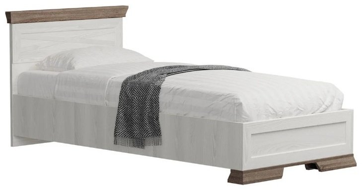 Кровать BRW Марсель 90x200см белая купить,NaN