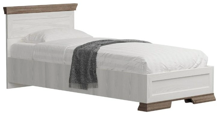 Кровать BRW Марсель 90x200см белая купить,NaN