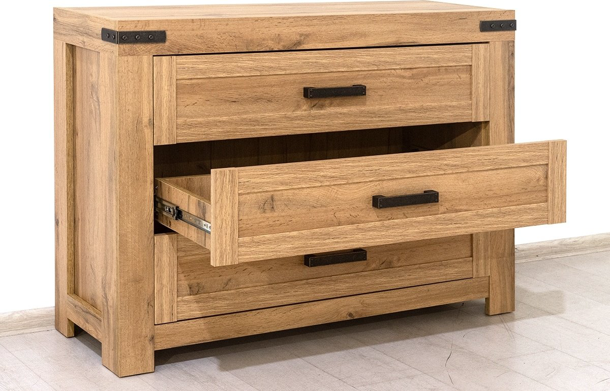Комод Anrex Мортиз 00031751 112.6x40.1x84см коричневый купить,NaN