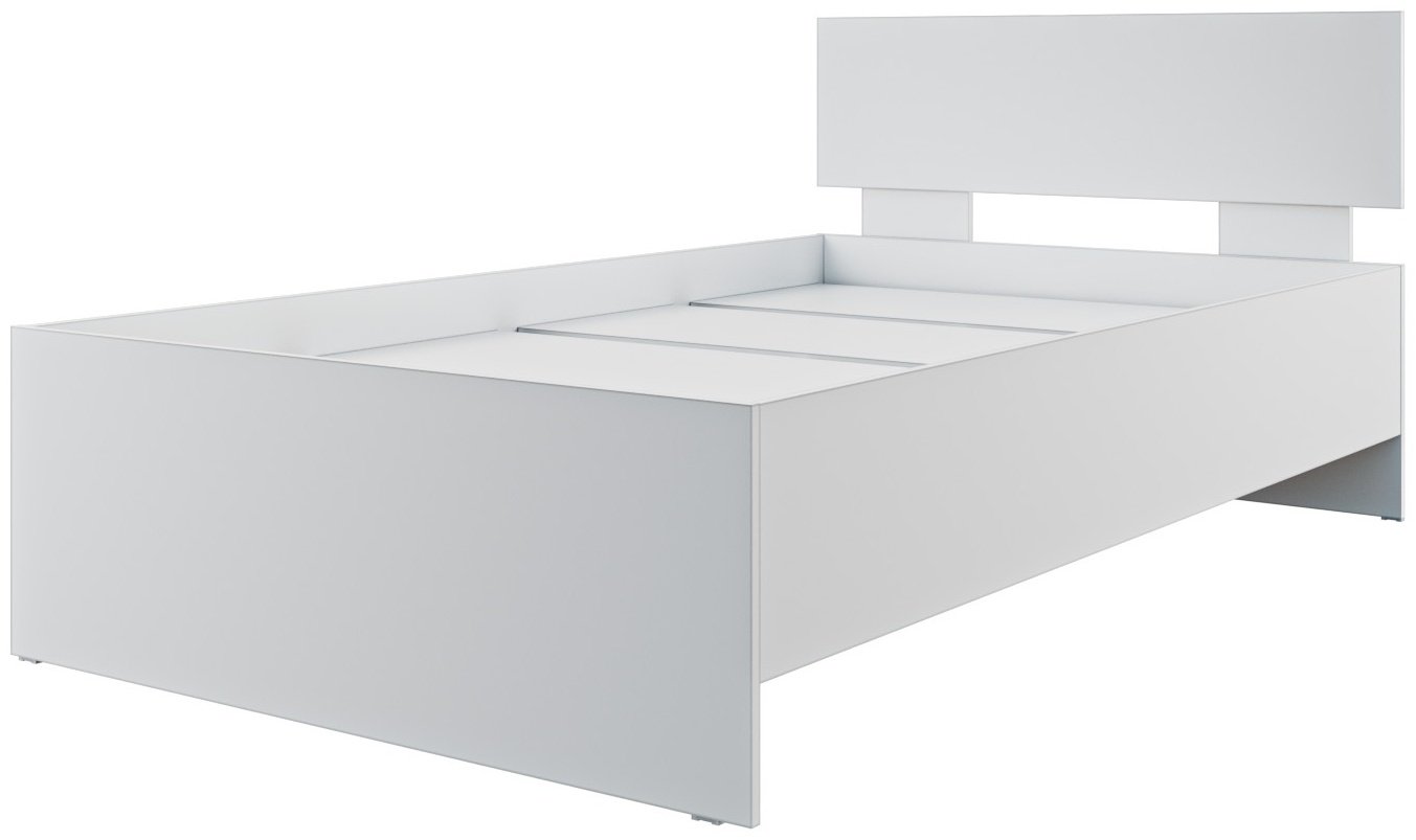 Кровать Мебель Азии Медина 120x200см без матраса белый купить,NaN