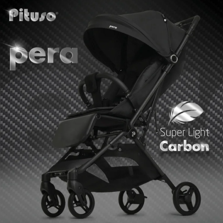Коляска прогулочная Pituso Pera X-33 Black купить,0