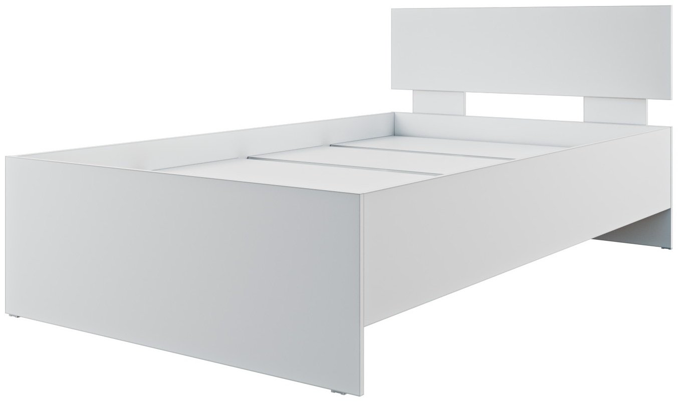 Кровать Мебель Азии Медина 120x200см с матрасом белый купить,NaN