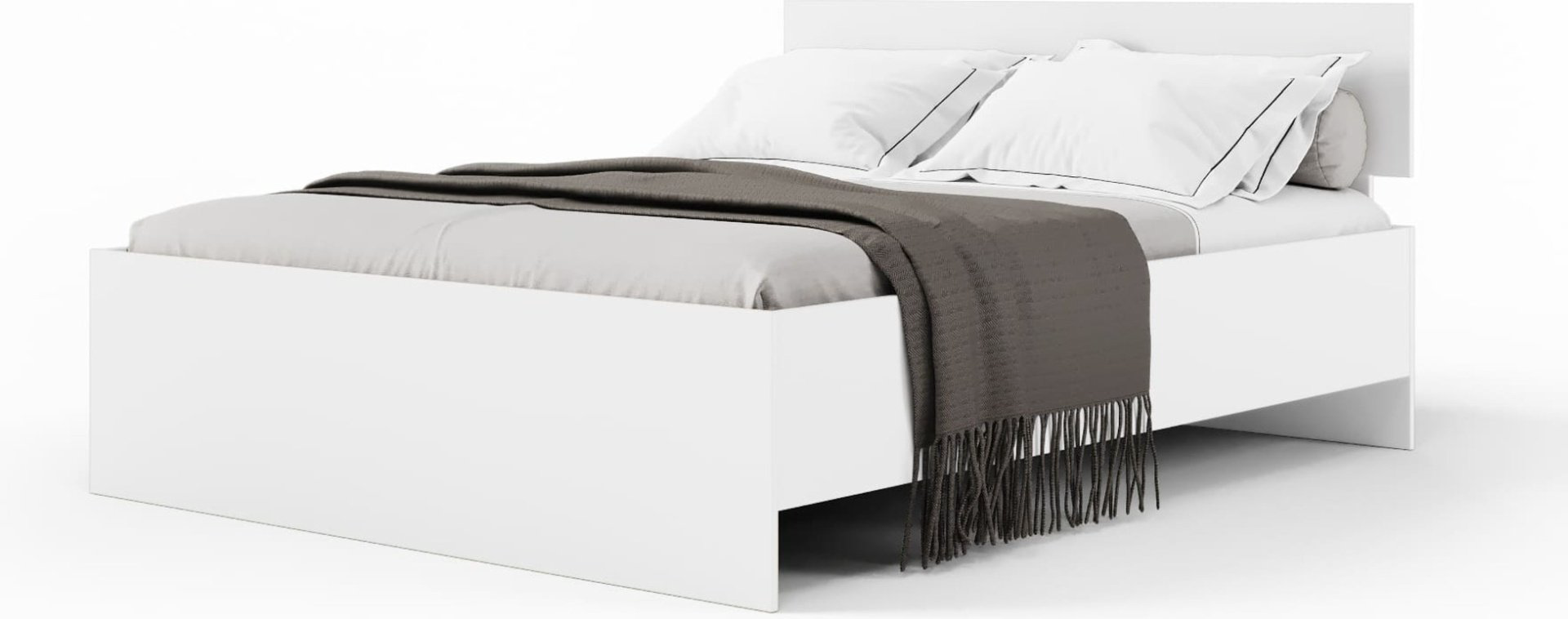 Кровать Мебель Азии Медина 180x200см белый купить,NaN