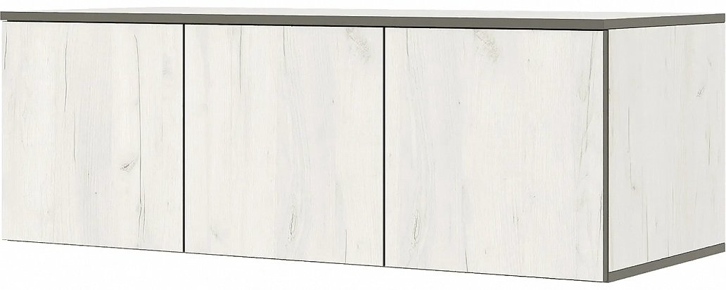Шкаф антресольный МИФ Норд, 120x41.8х51 см, светло серый купить,NaN