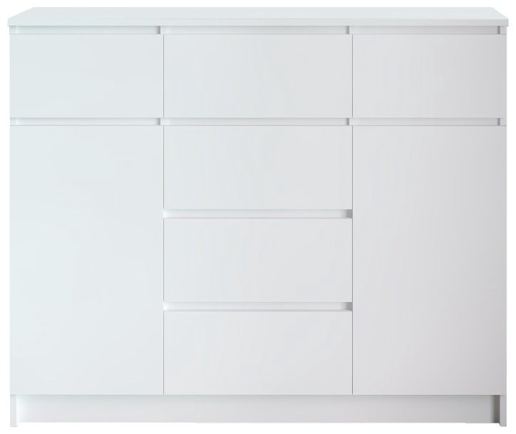 Комод Мебель Азии Мори МК 1200.4/2 120.4x40.4x99см белый купить,65990