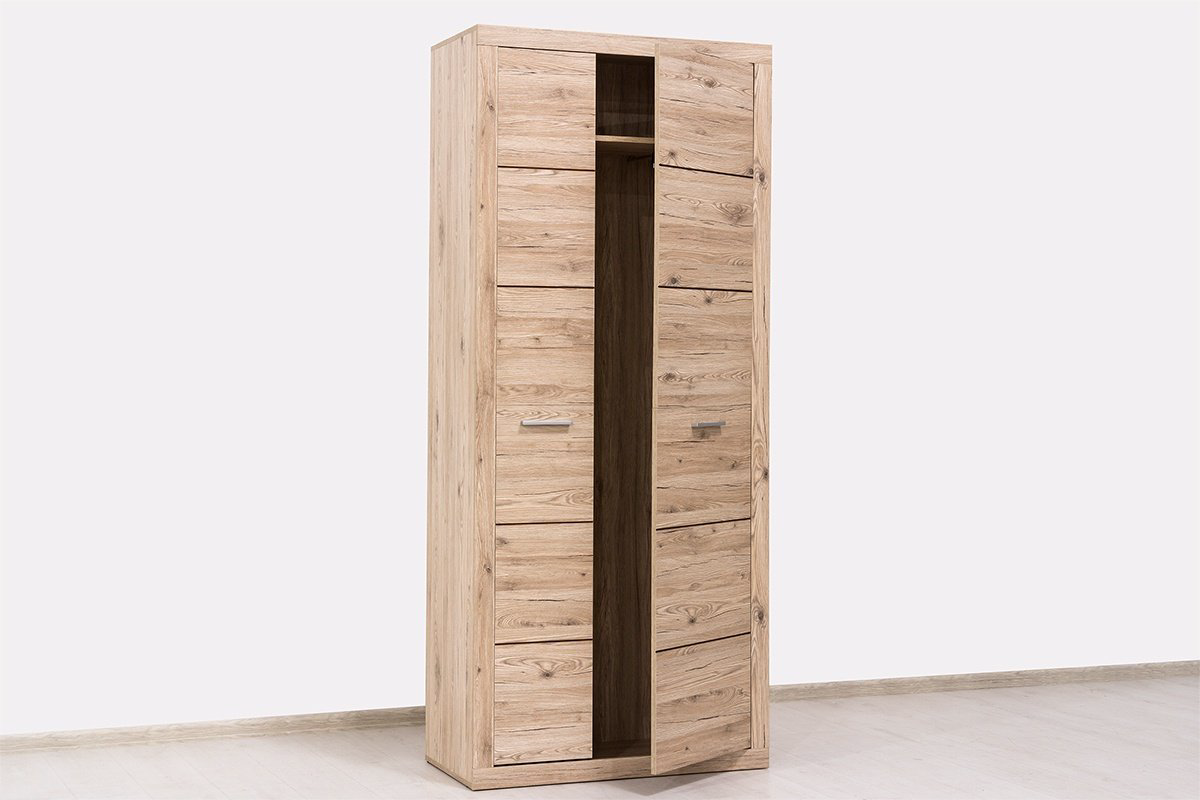 Распашной шкаф ANREX Оскар 2D, 92x217х47 см, коричневый купить,NaN