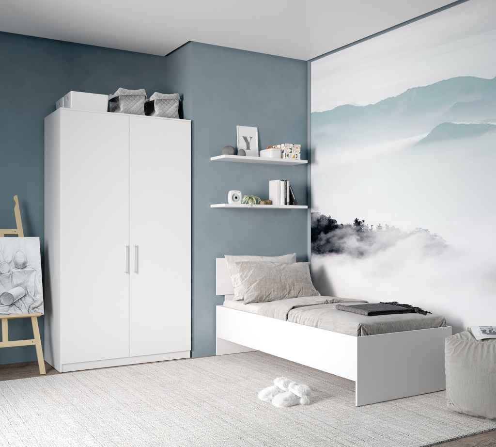 Кровать Мебель Азии Медина 90x200см белая купить,NaN