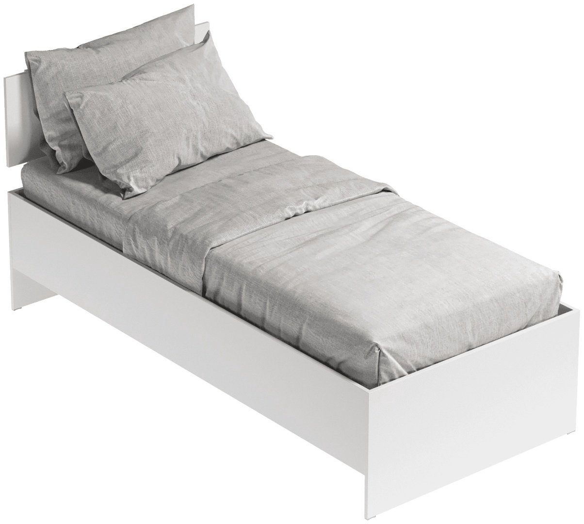 Кровать Мебель Азии Медина 90x200см с матрасом белый купить,NaN