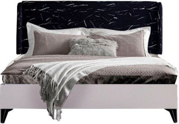 Кровать Belloti De Riva 160x200см черно-белый купить,NaN