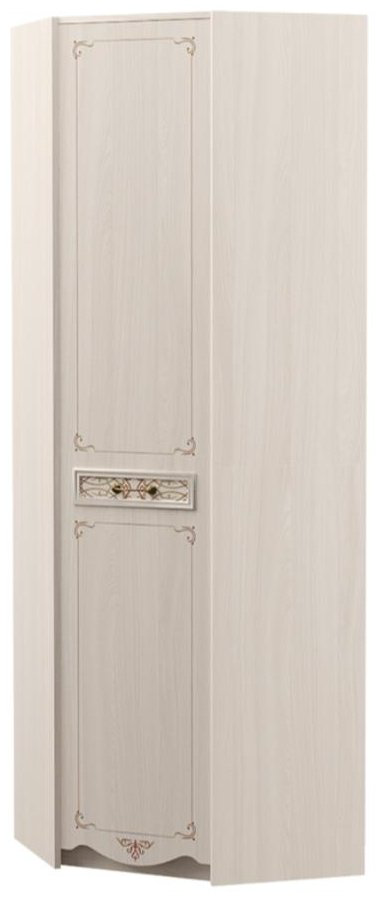 Шкаф распашной Моби Флоренция 70.6x210.3х70.6см бежевый купить,NaN