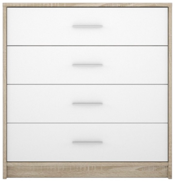 Комод Loftwood 80x33.5x83.5 см, ЛДСП, Непо КОМ4S купить,NaN