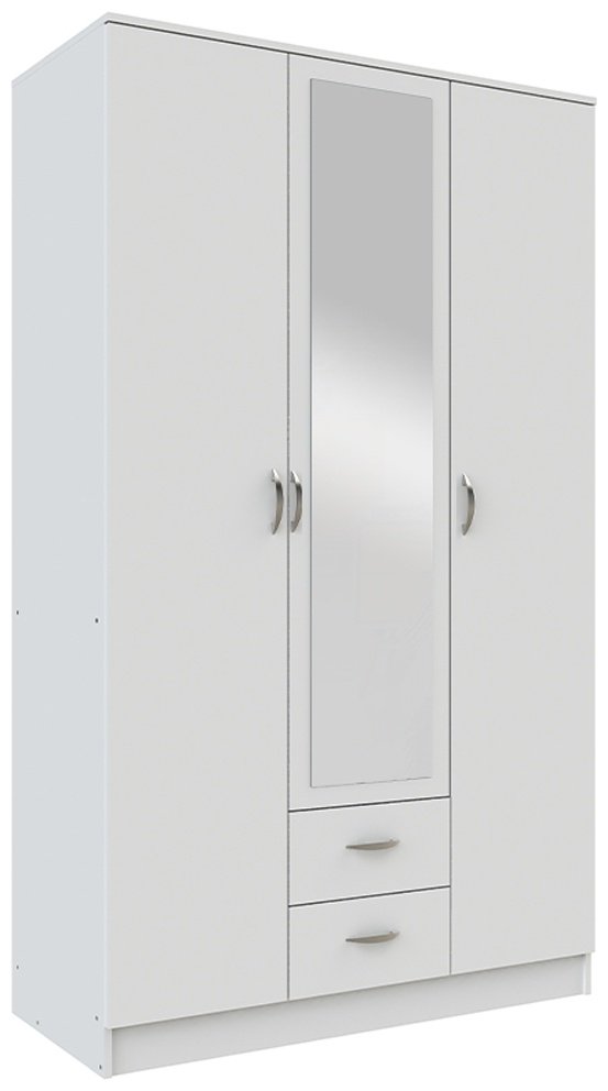 Распашной шкаф ANREX Романа 00031621, 120.2x205.4х53.8 см, белый купить,NaN