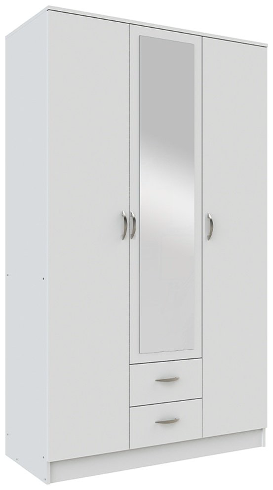 Распашной шкаф ANREX Романа 00031621, 120.2x205.4х53.8 см, белый купить,NaN