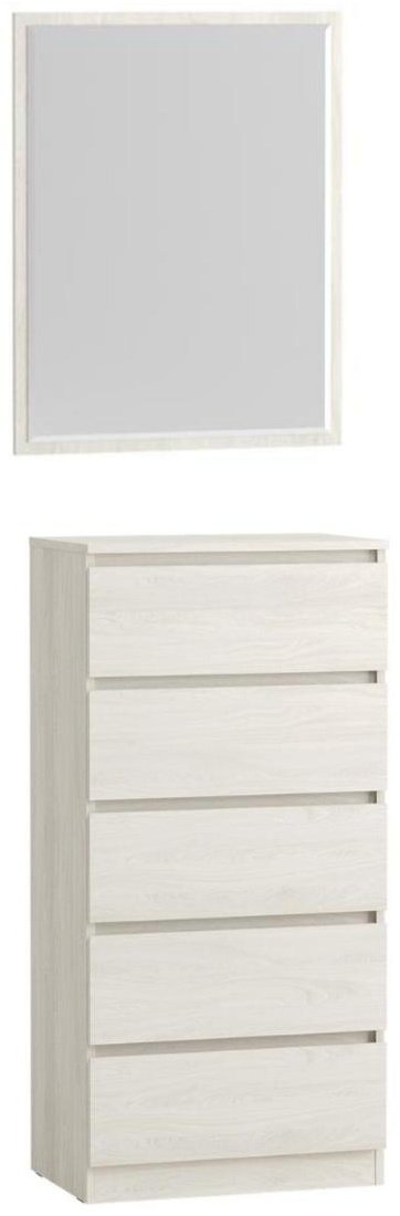 Комод Моби Ника 58.4x38.1x121.1см белый купить,NaN